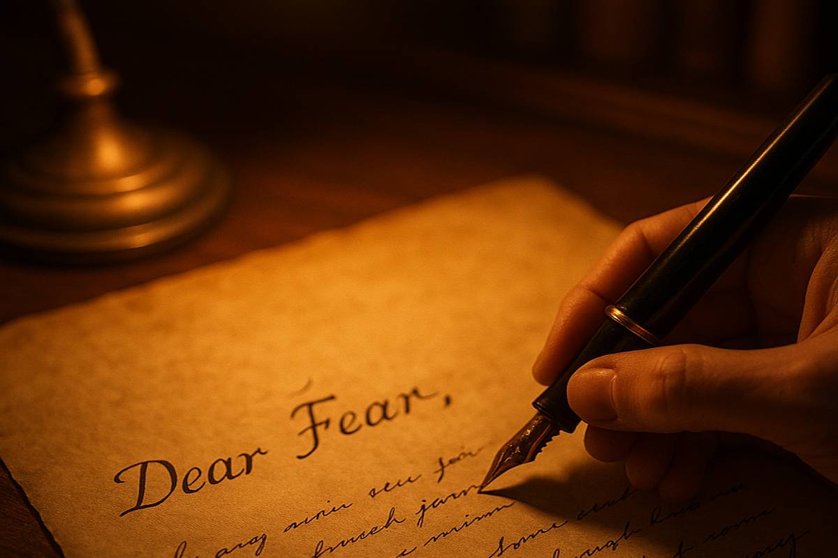 dear fear letter overcoming self doubt years ago