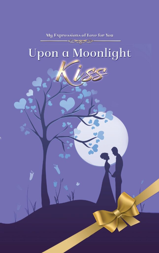 Upon a Moonlight Kiss book cover, love poems by Joshua Cintron